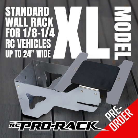 RC PRO RACK XL WALL STORAGE AND DISPLAY RACK 1/8-1/5 SCALE