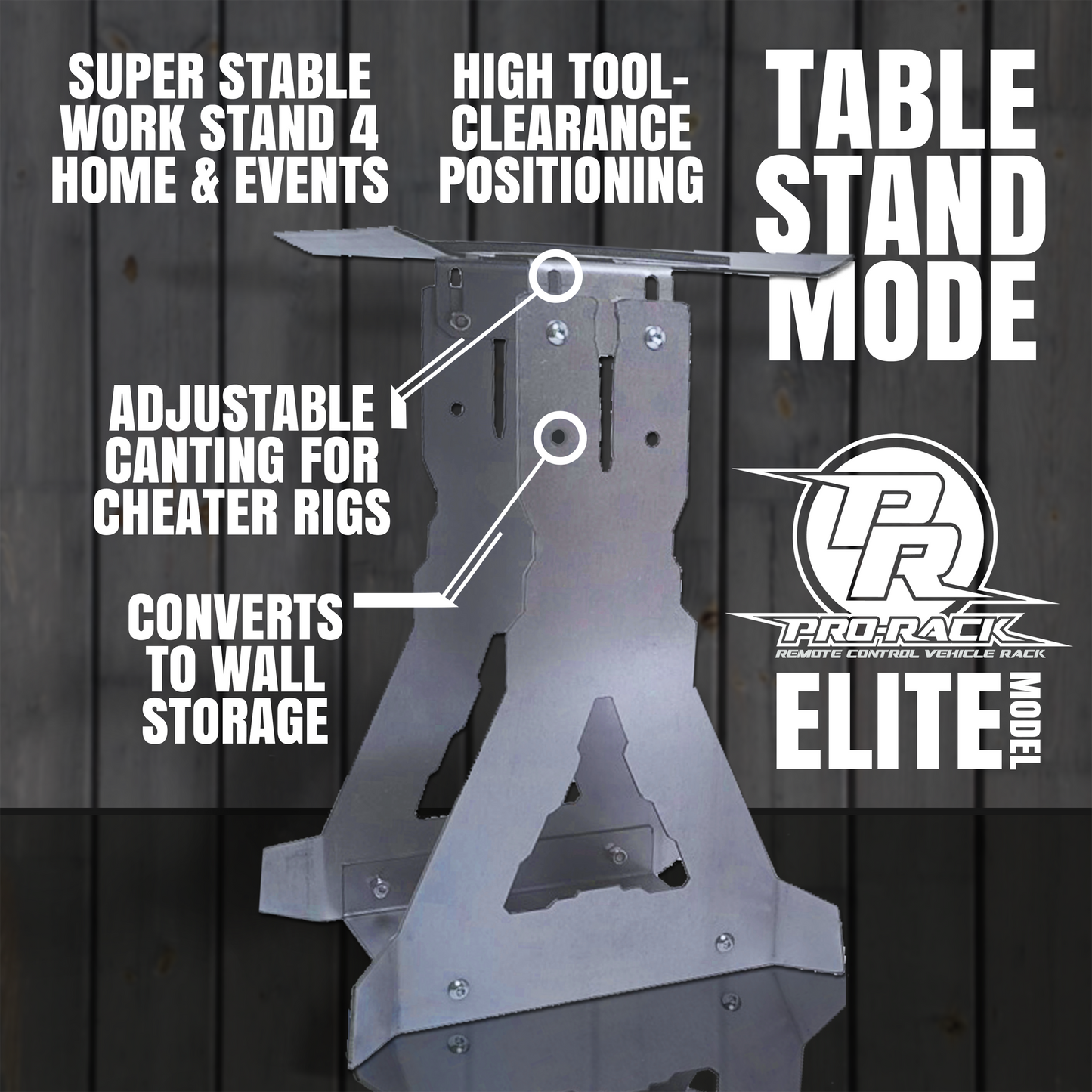 RC PRO RACK ELITE 1/10 STORAGE / DISPLAY RACK / WORK STAND