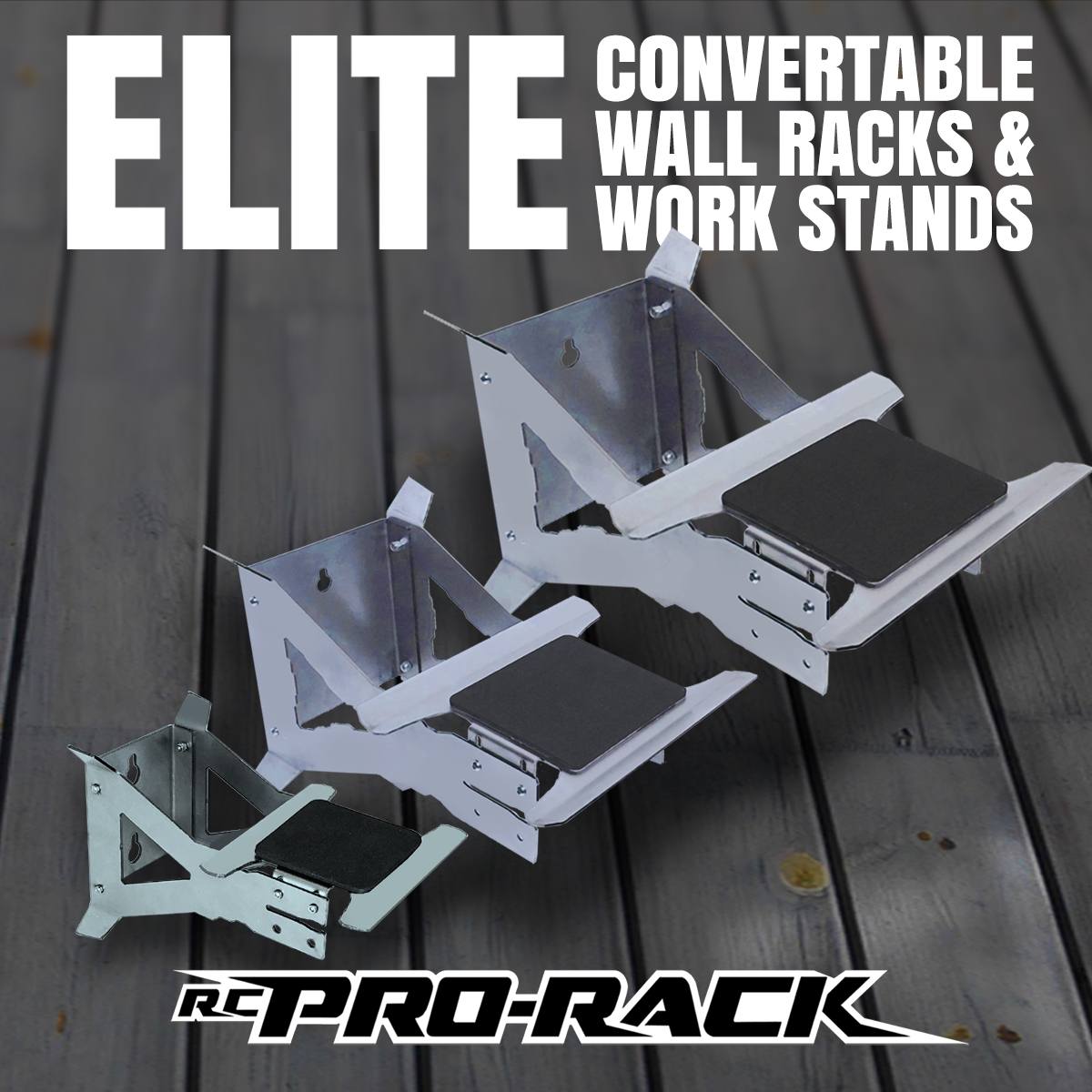 RC PRO RACK ELITE WALL MOUNTED DISPLAY, STORAGE & WORK STAND COMBOS ...