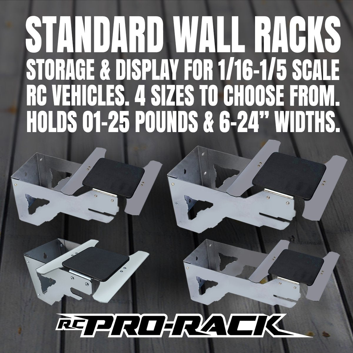 RC PRO RACK STANDARD WALL MOUNTED STORAGE & DISPLAY RACKS – rcprorack