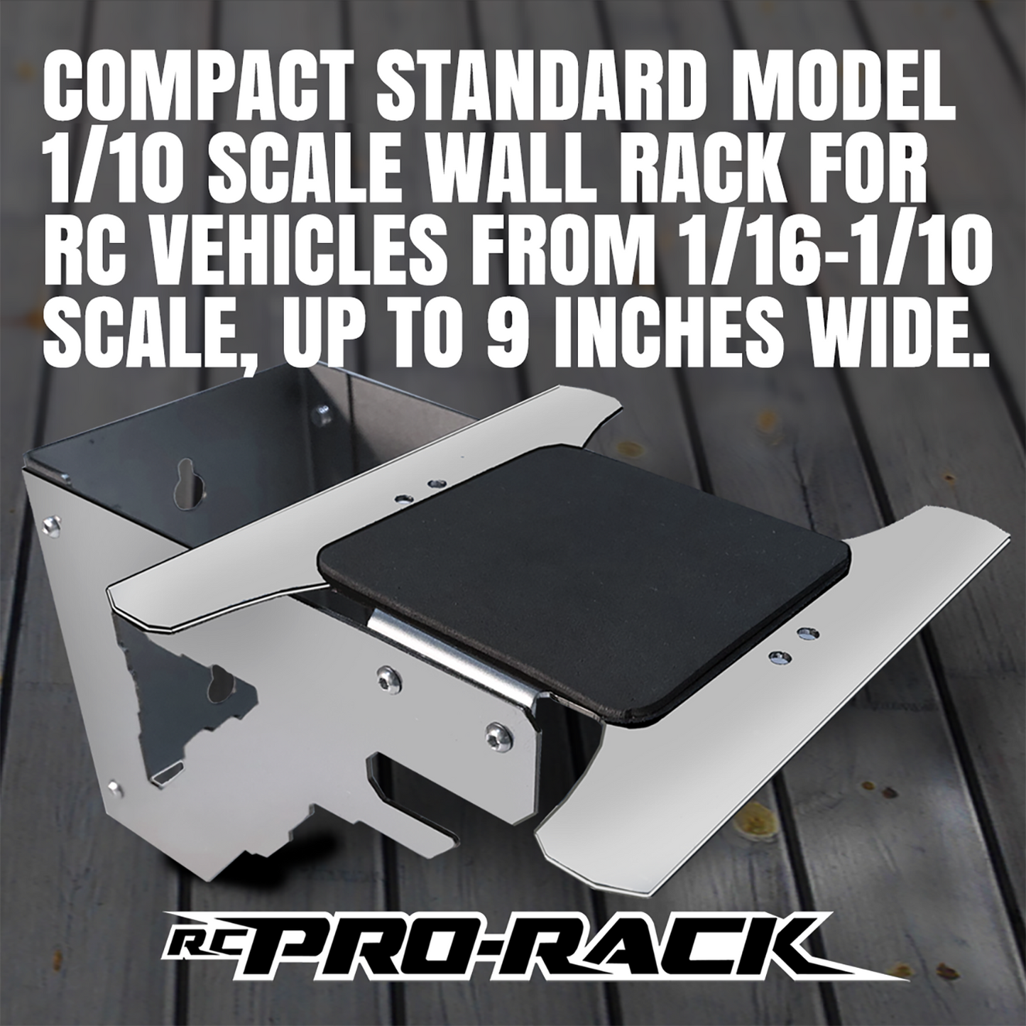 Scale Rack Linvatech RC PRO RACK COMPACT 1/10 SCALE VEHICLE STORAGE & DISPLAY WALL RACK ...