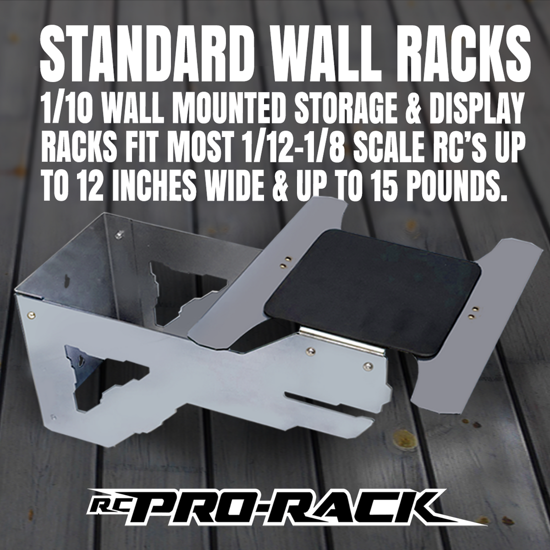RC PRO RACK 1/10 STANDARD WALL MOUNTED STORAGE & DISPLAY RACK – rcprorack