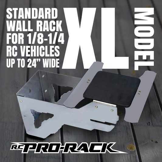 RC PRO RACK XL WALL STORAGE AND DISPLAY RACK 1/8-1/5 SCALE